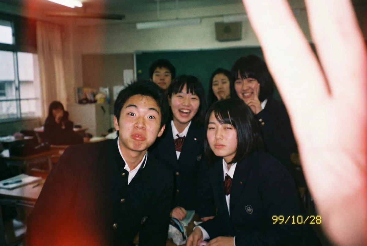 Low-quality disposable camera high school snapshot prompt — output 1