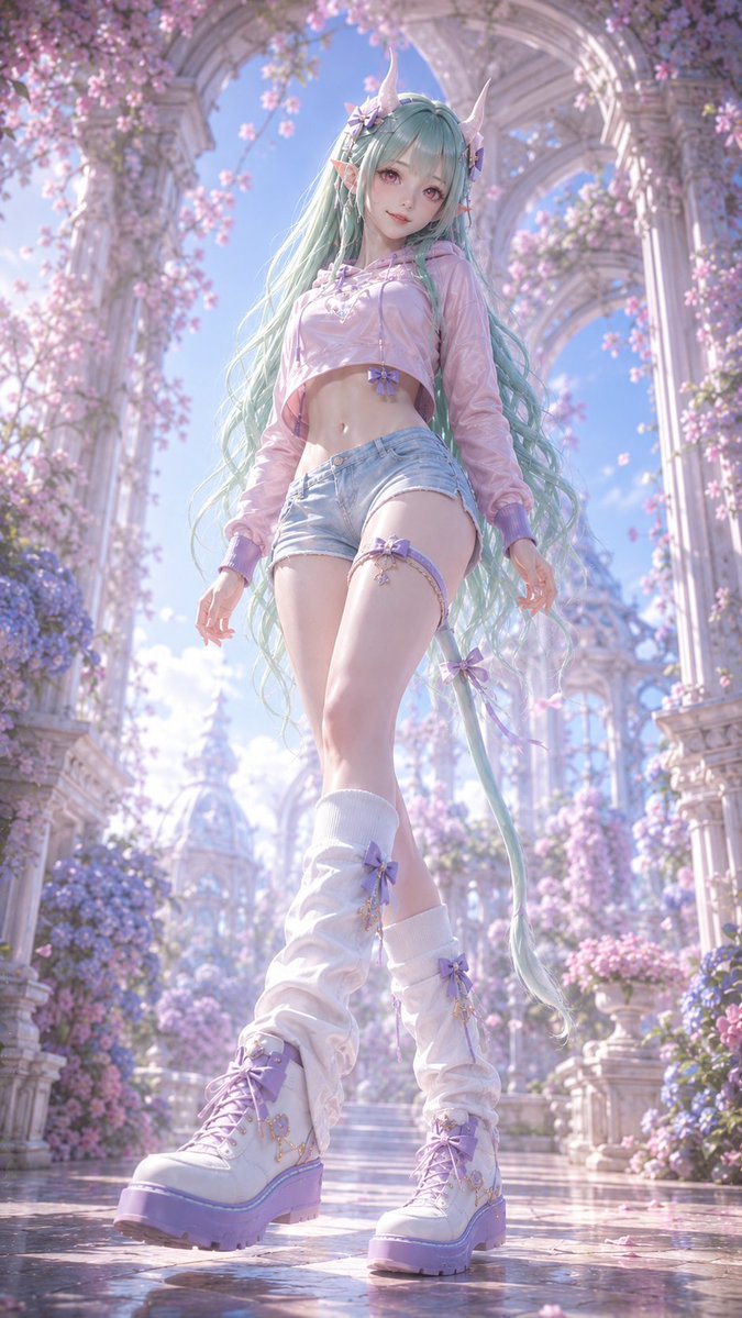 Game Asset - 3D CG Oriental Fantasy Girl Portrait — output 1