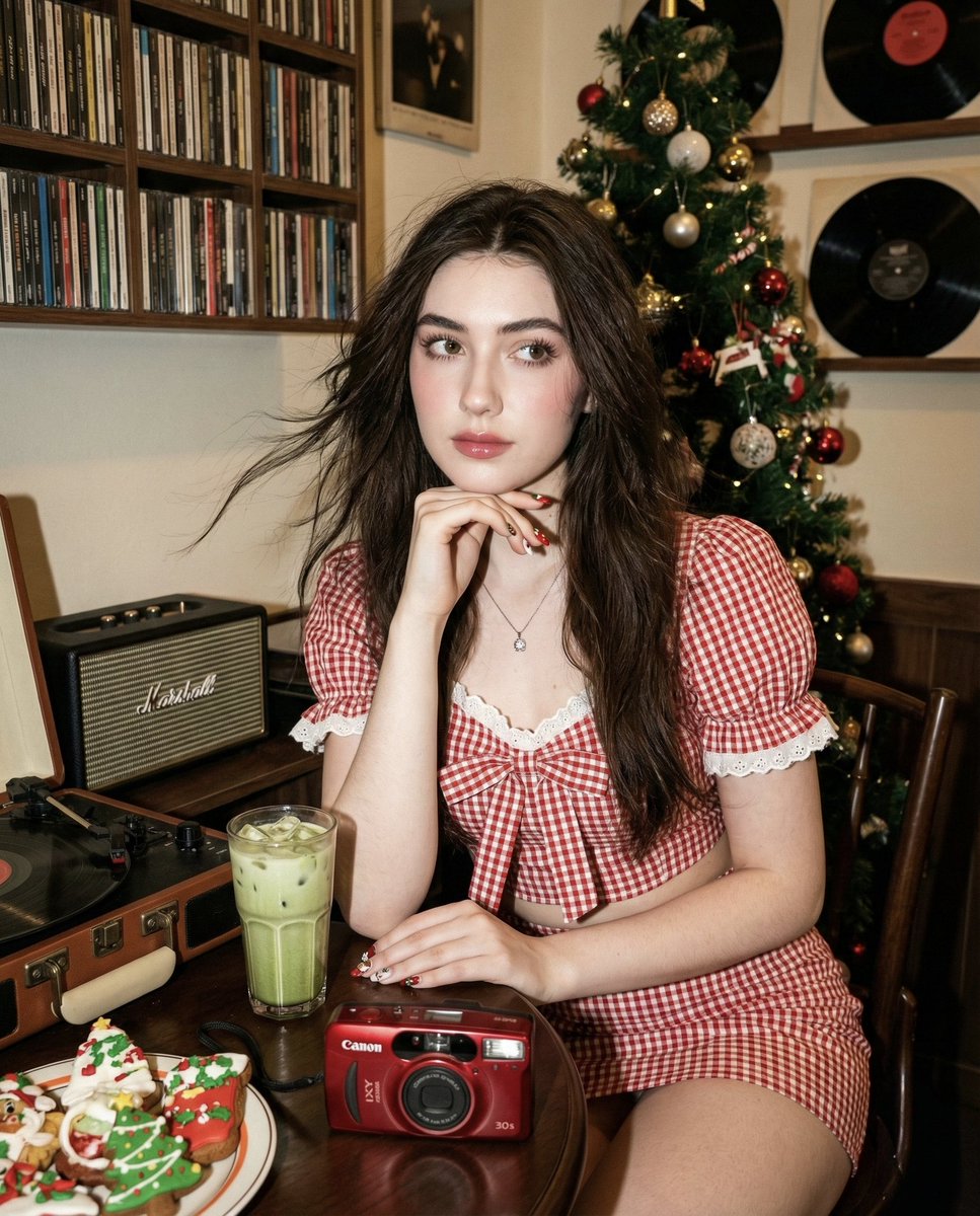 Y2K/Ea-Girl Aesthetic Portrait Prompt with Flash Lighting — output 1