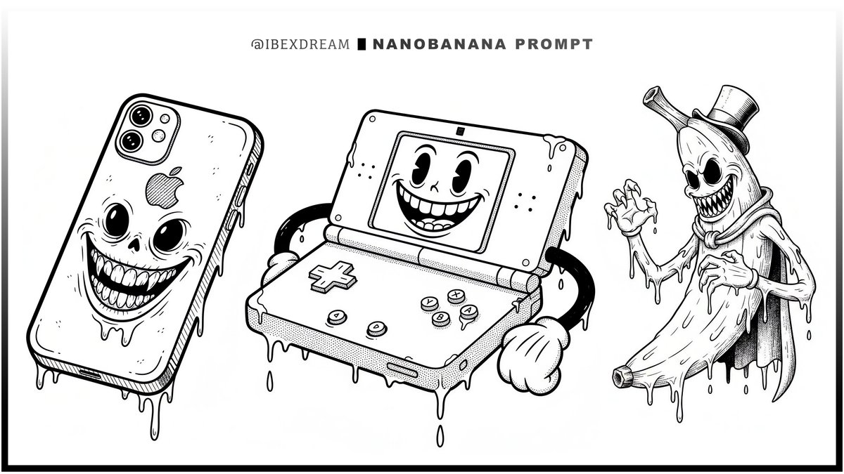 Comic / Storyboard - Surreal Rubber-Hose Ink Style Illustration — output 1