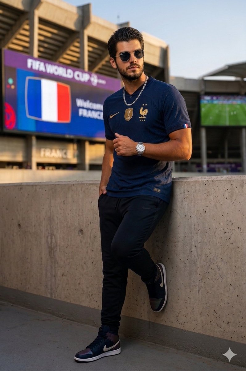 Product Marketing - France World Cup Fashion Portrait — output 1