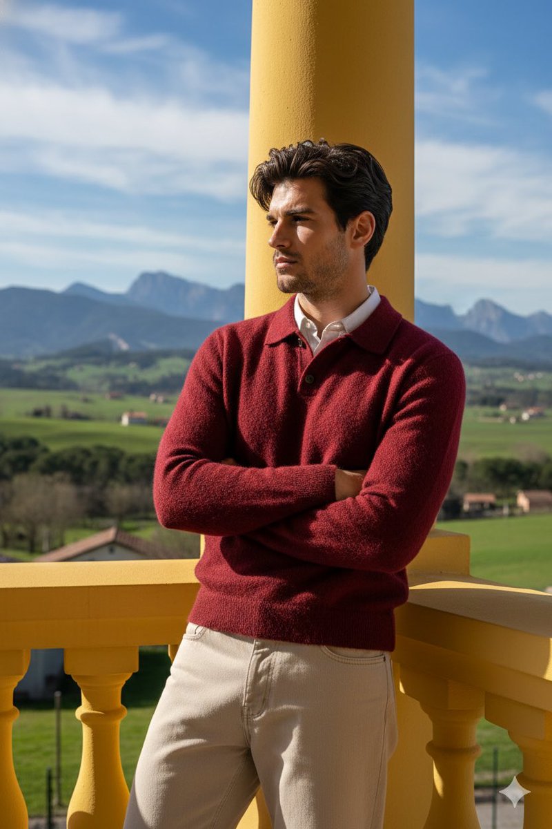 Profile / Avatar - Stylish Man on Balcony with Identity Lock — output 1