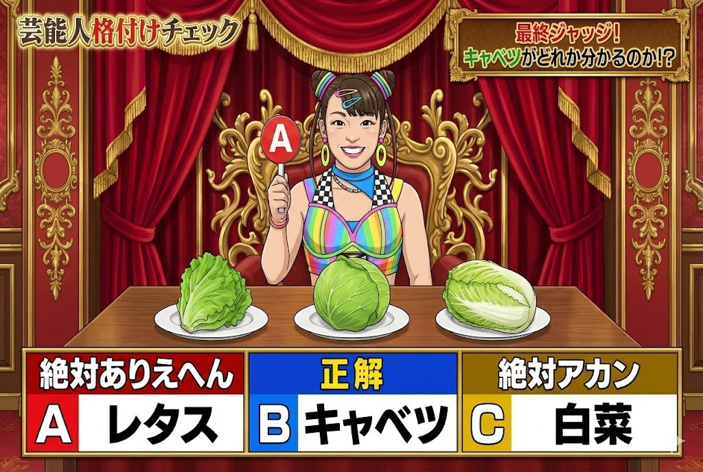 YouTube Thumbnail - Japanese TV Parody Image Generation Prompt — output 1