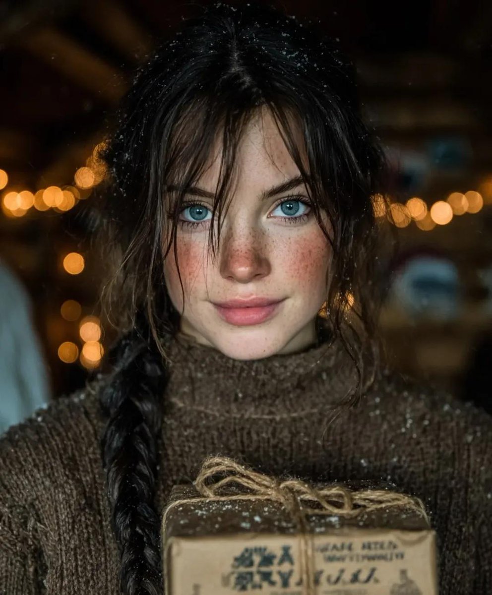 Cinematic Winter Portrait with Shallow Depth of Field — output 1