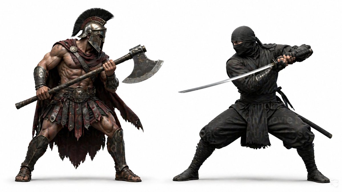 Game Asset - 3D Gaming Character Battle Scene โ output 1
