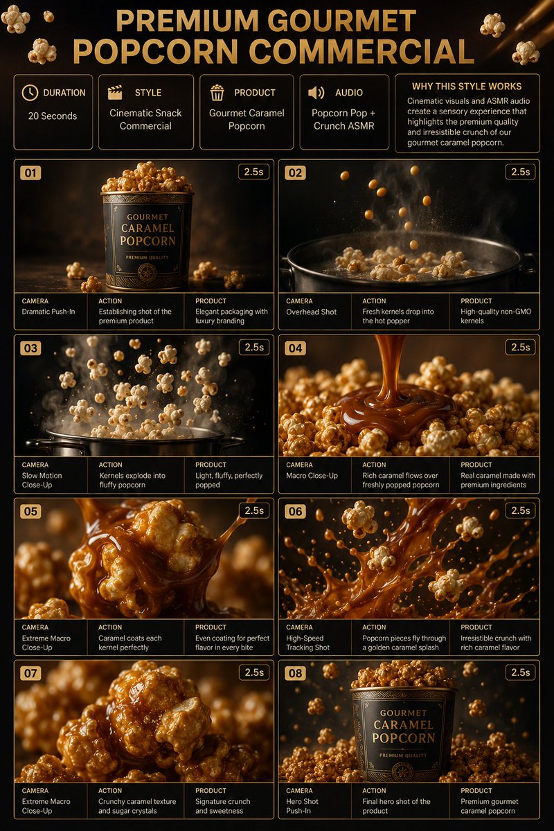 Comic / Storyboard - Gourmet Popcorn Storyboard — output 1