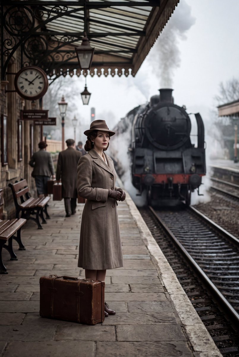 Comic / Storyboard - 1940s European Railway Station — output 1