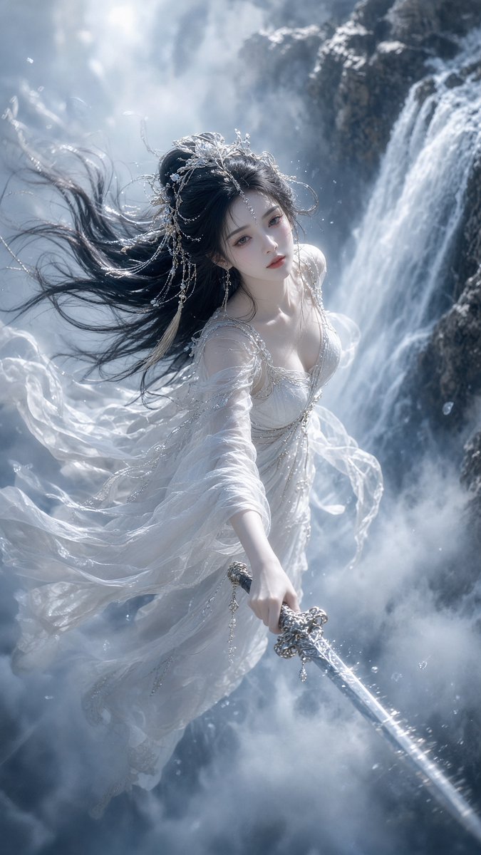 Profile / Avatar - Xianxia Sword Goddess by Waterfall — output 1