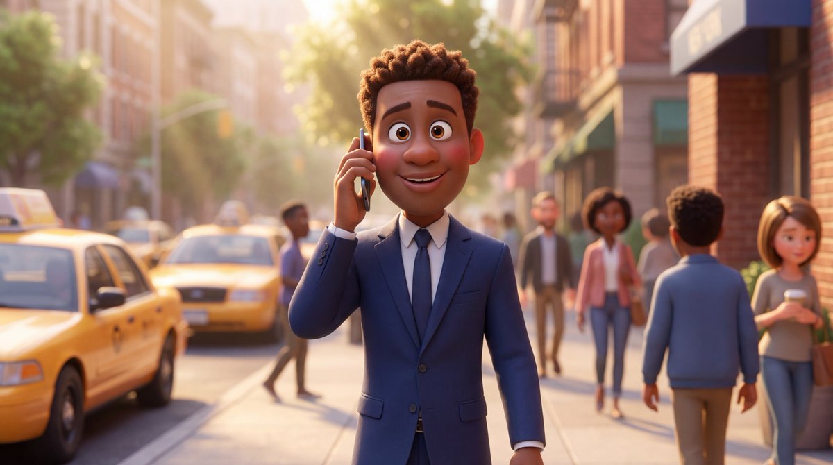 Game Asset - Pixar Style 3D Businessman โ output 1