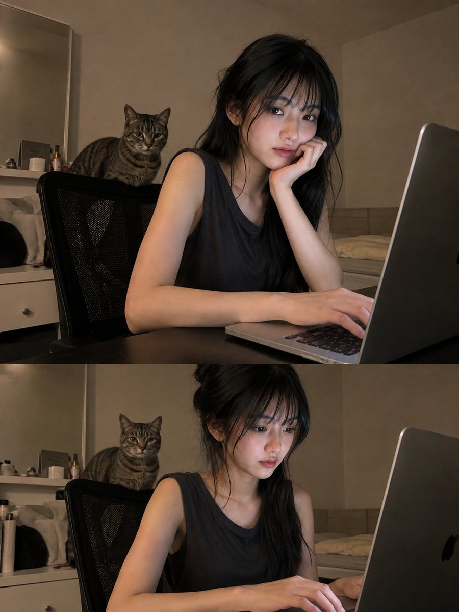 Social Media Post - Candid Home Office Photo — output 1