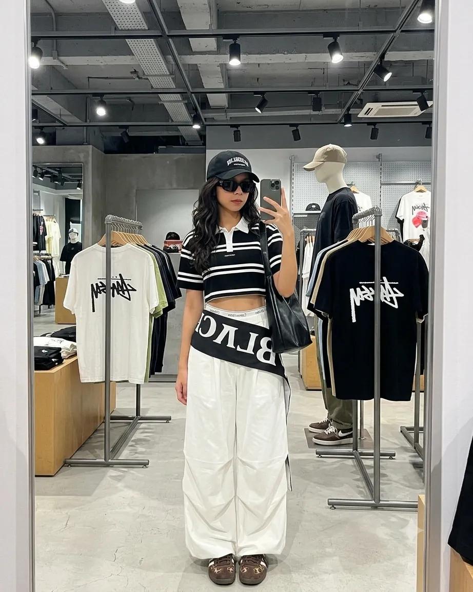 Profile / Avatar - Mirror Selfie in Urban Store — output 1