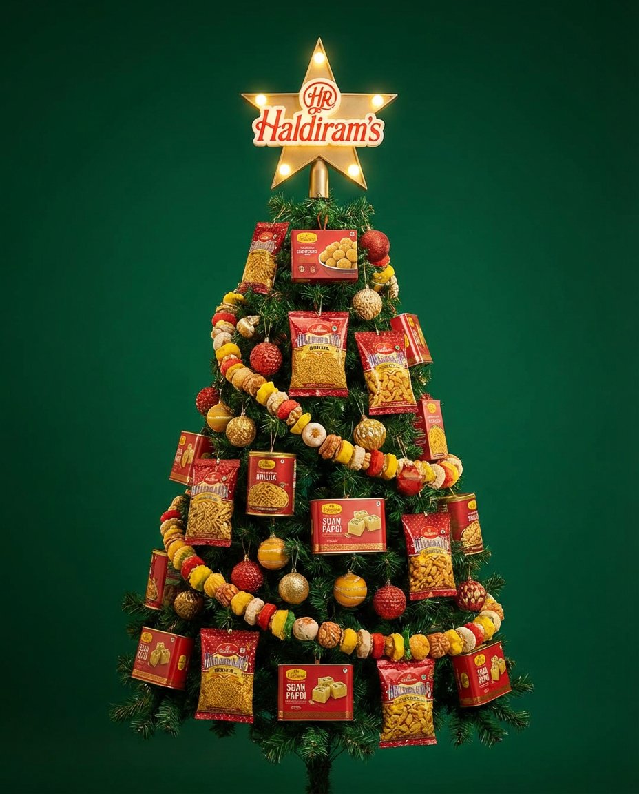 Christmas Tree Branding Template Prompt — output 1