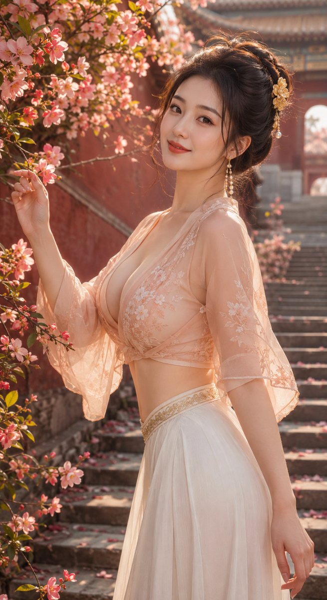 Profile / Avatar - Tang Dynasty Spring Fantasy Portrait — output 1