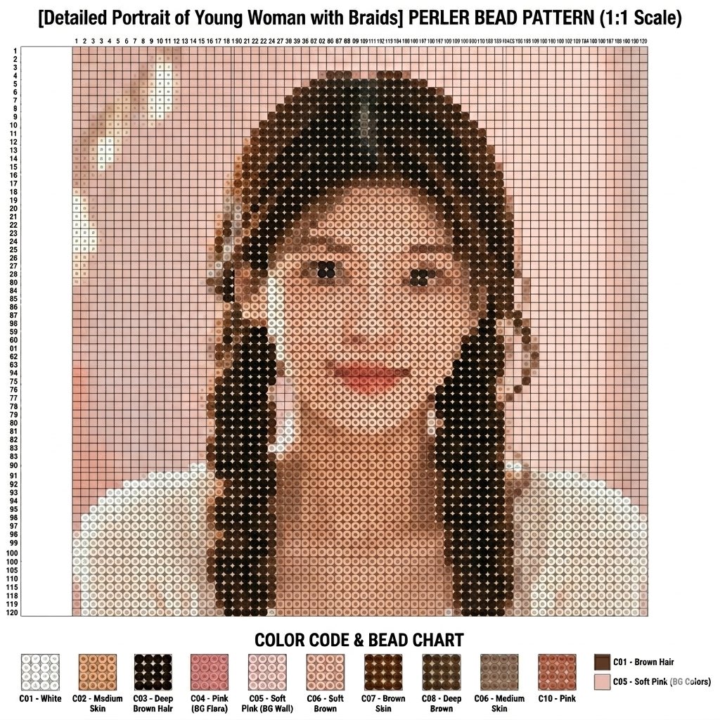 Game Asset - Perler Bead Pattern Creator — output 1
