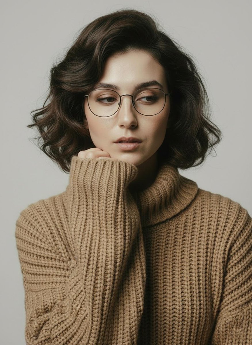 Scandinavian Minimalist Fashion Studio Portrait Series — output 1