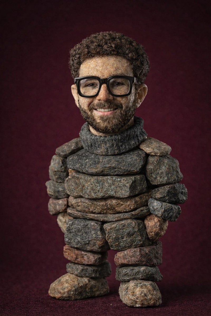 Game Asset - Handcrafted Stone Figurine Transformation Prompt — output 1
