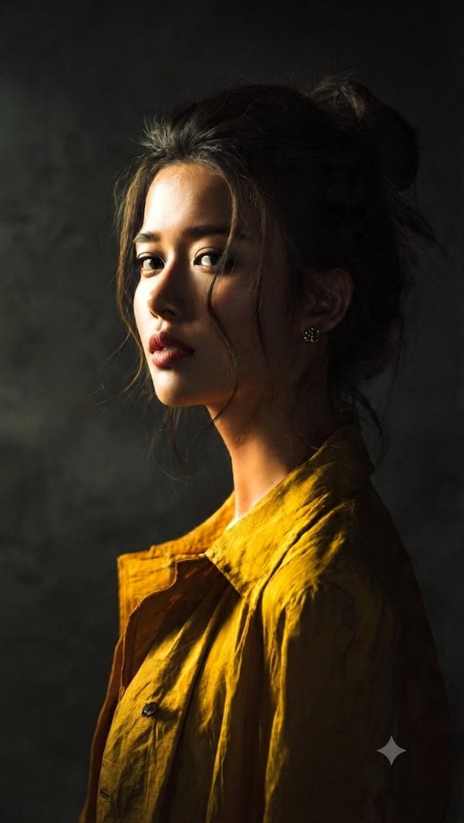 Profile / Avatar - Moody Painterly Portrait — output 1