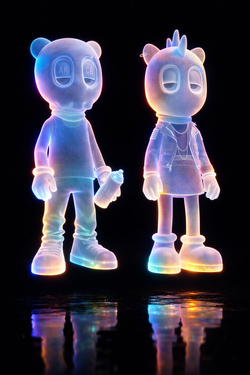 Game Asset - Holographic Character Generation Prompt — output 1
