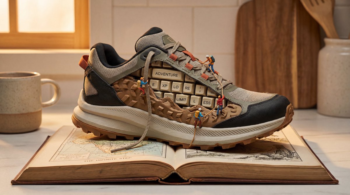 E-commerce Main Image - Nano Banana Pro Prompt for Miniature Sneaker Scene — output 1