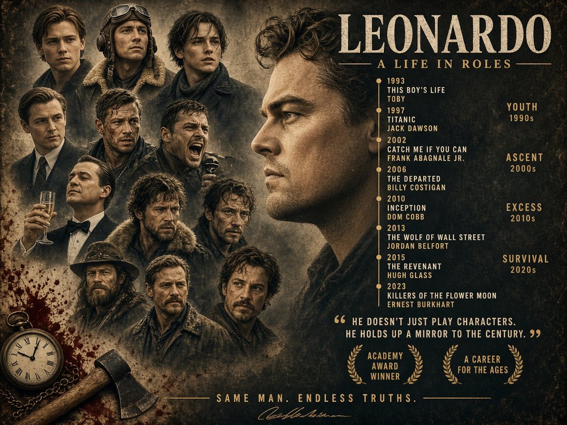 Infographic / Edu Visual - Leonardo Life in Roles Poster — output 1