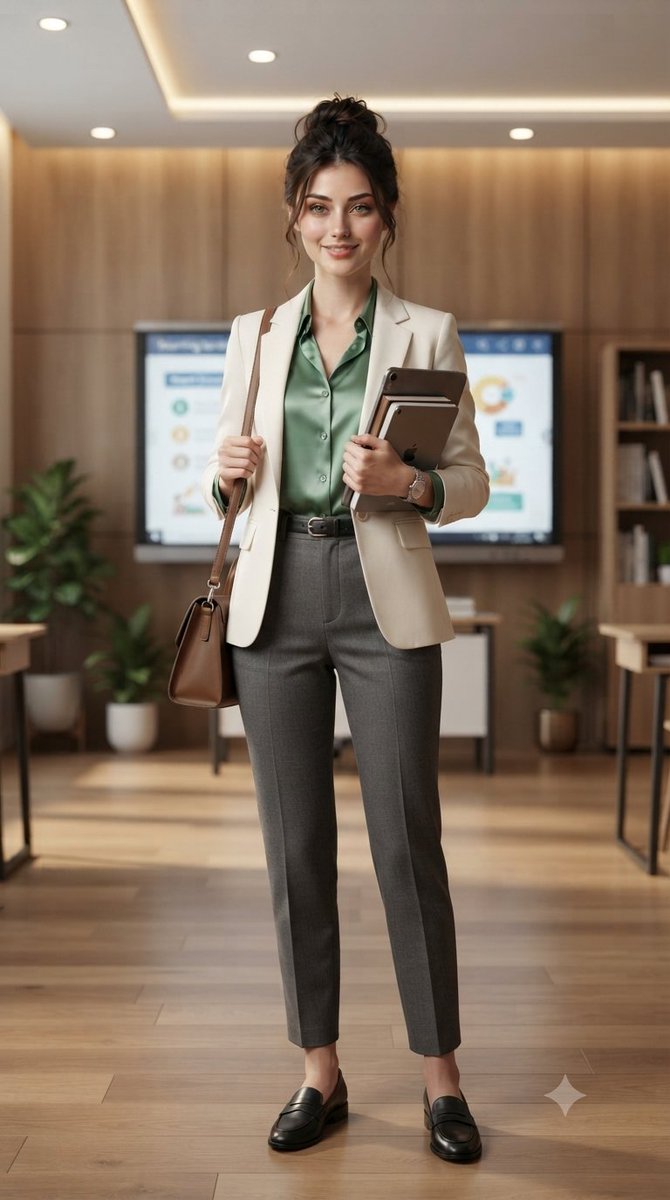 Profile / Avatar - Professional Office Woman Portrait — output 1