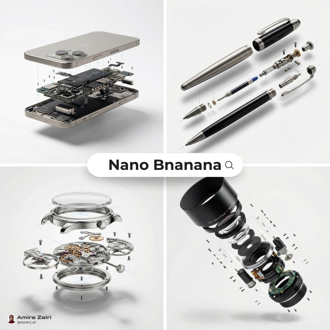 Infographic / Edu Visual - Exploded View Diagram Showing Internal Mechanical Structure — output 1