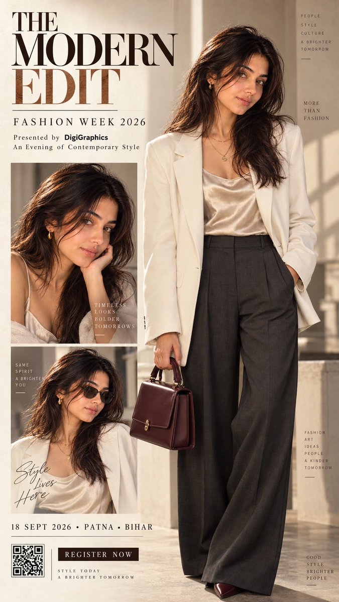 Product Marketing - Luxury Fashion Editorial Portrait — output 1