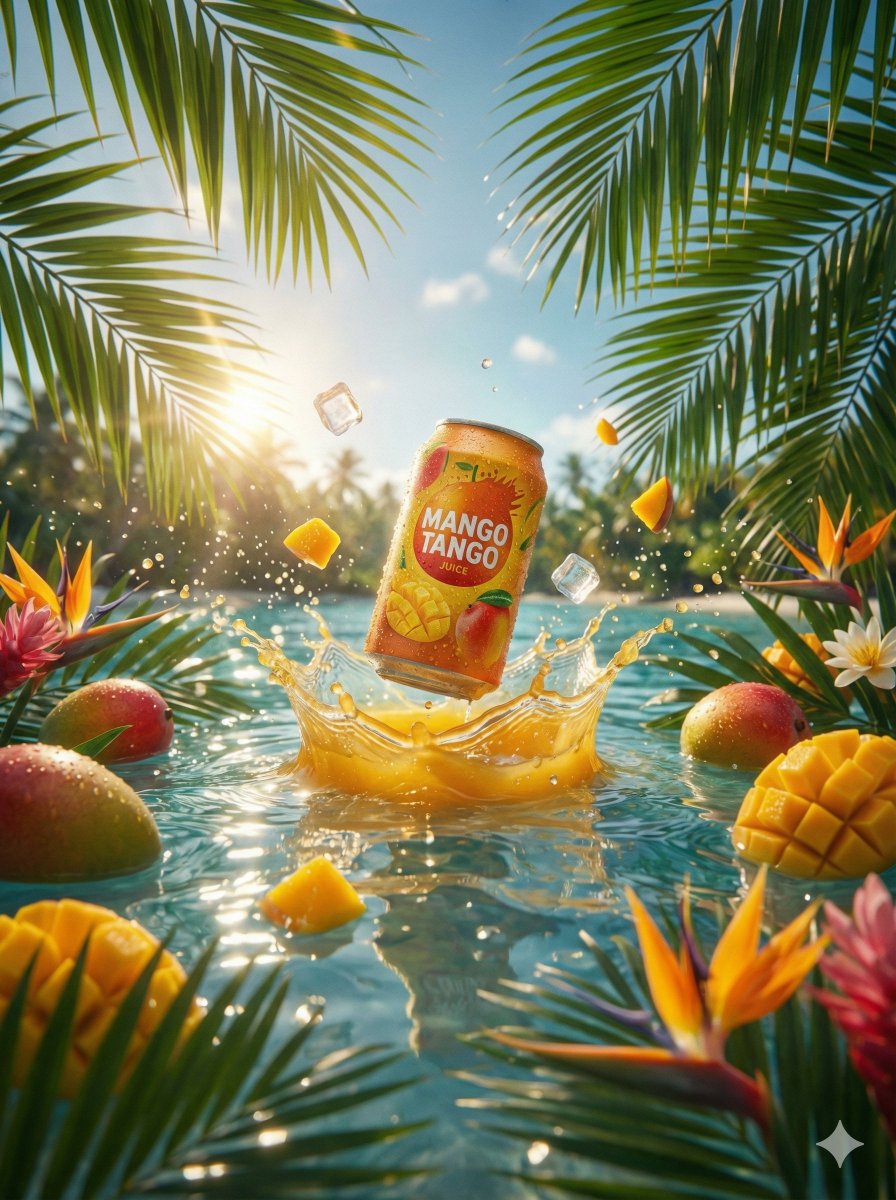 E-commerce Main Image - Hyper-Realistic Commercial Beverage Photography Prompt โ output 1