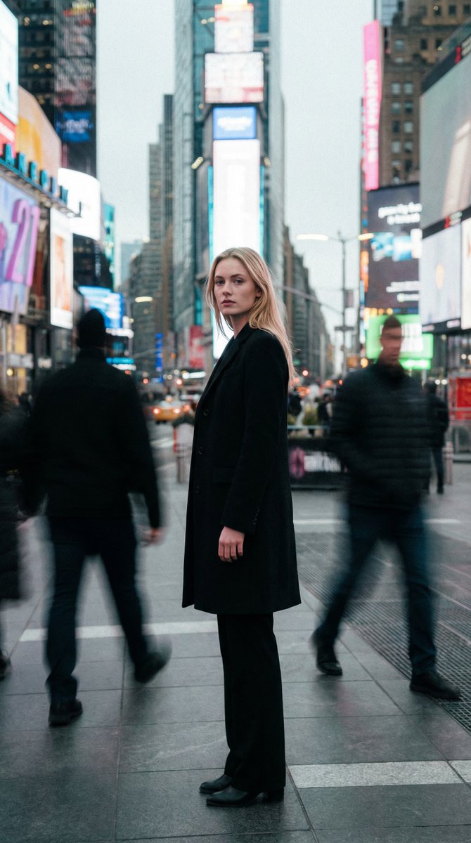 High Fashion Magazine Pictorial in Times Square — output 1