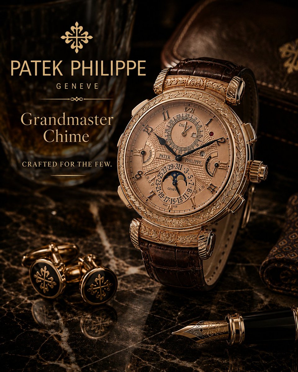Product Marketing - Luxury Grandmaster Chime Watch Ad — output 1