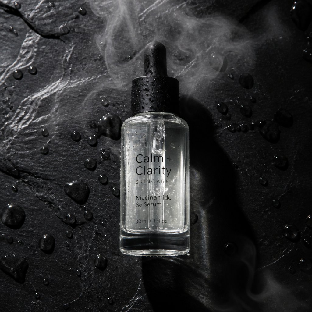E-commerce Main Image - Editorial Product Shot on Wet Slate — output 1