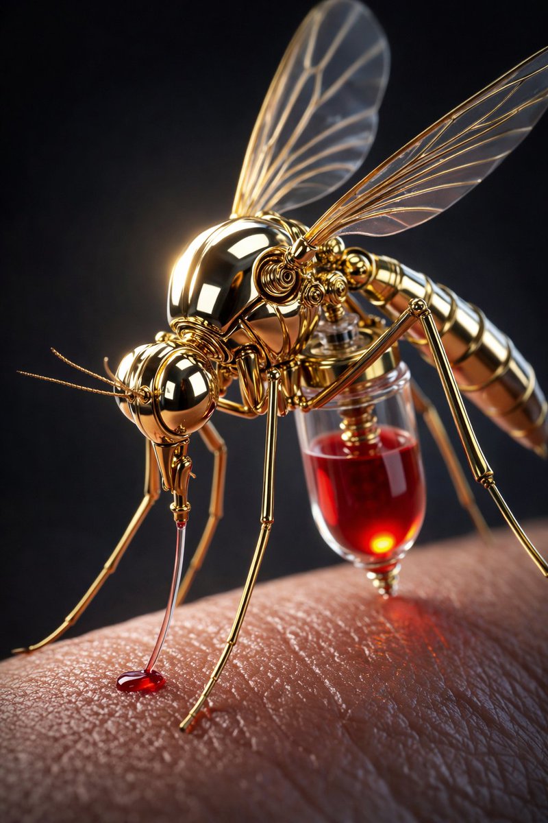 Macro Realism of Mechanical and Gemstone Insects — output 1