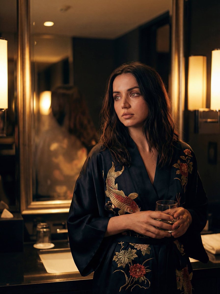Product Marketing - Celebrity Kimono Series in Cinematic Lighting — output 1
