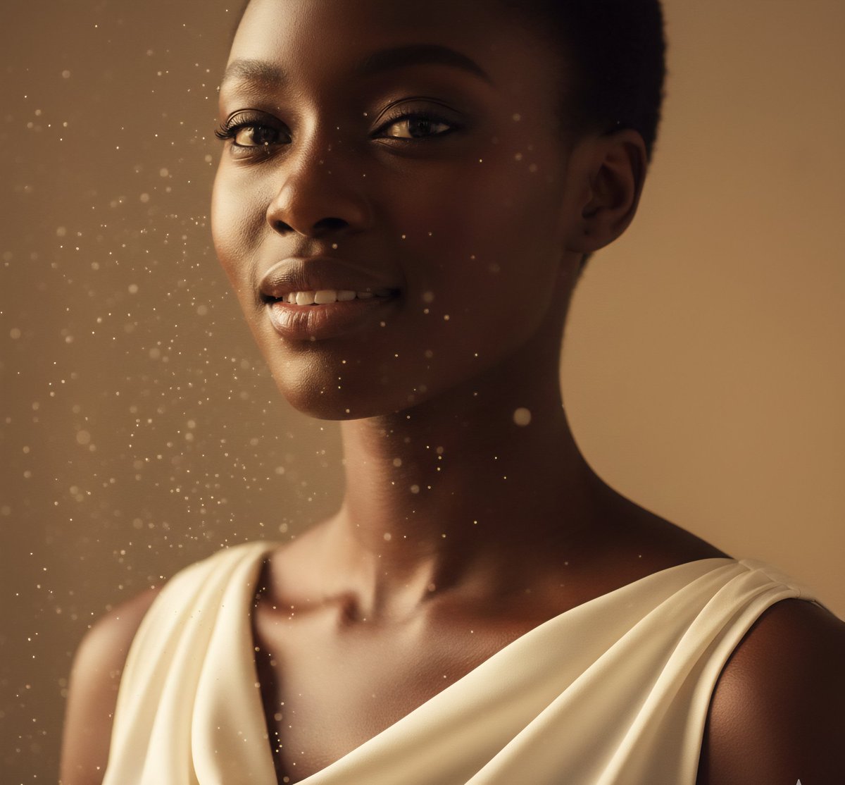 High-Fashion African Female Editorial Portrait Prompt — output 1