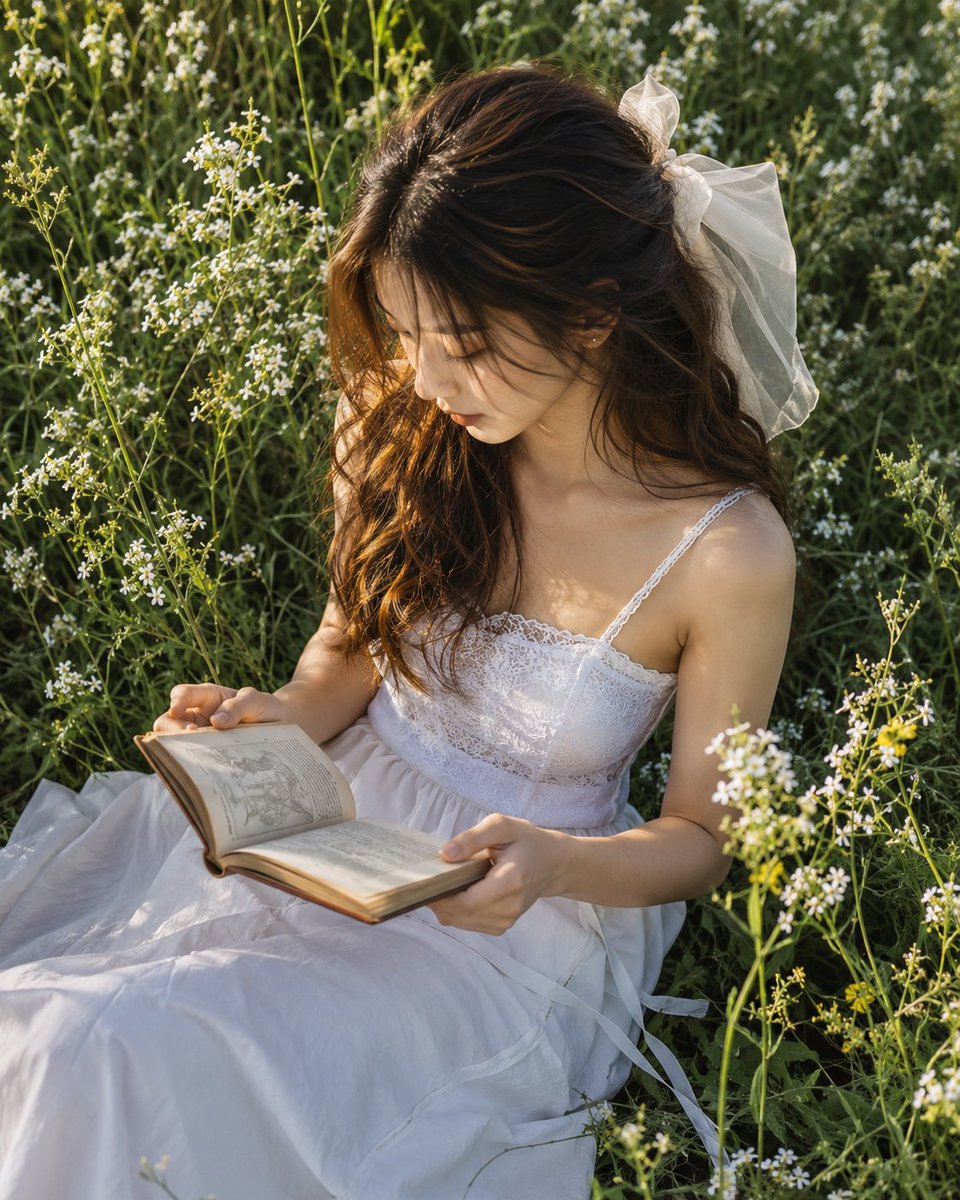 Social Media Post - Meadow Reading Lifestyle Photography — output 1