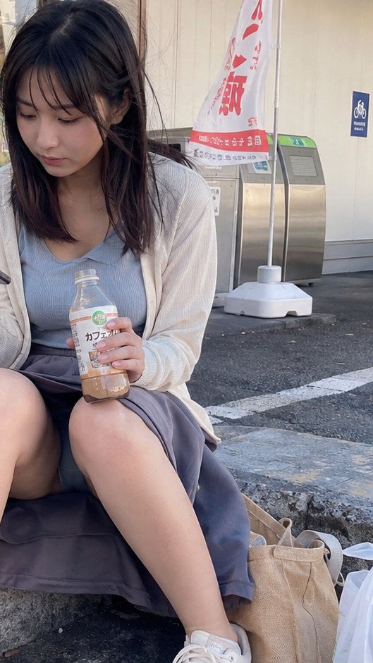 Social Media Post - Convenience Store Break Candid — output 1