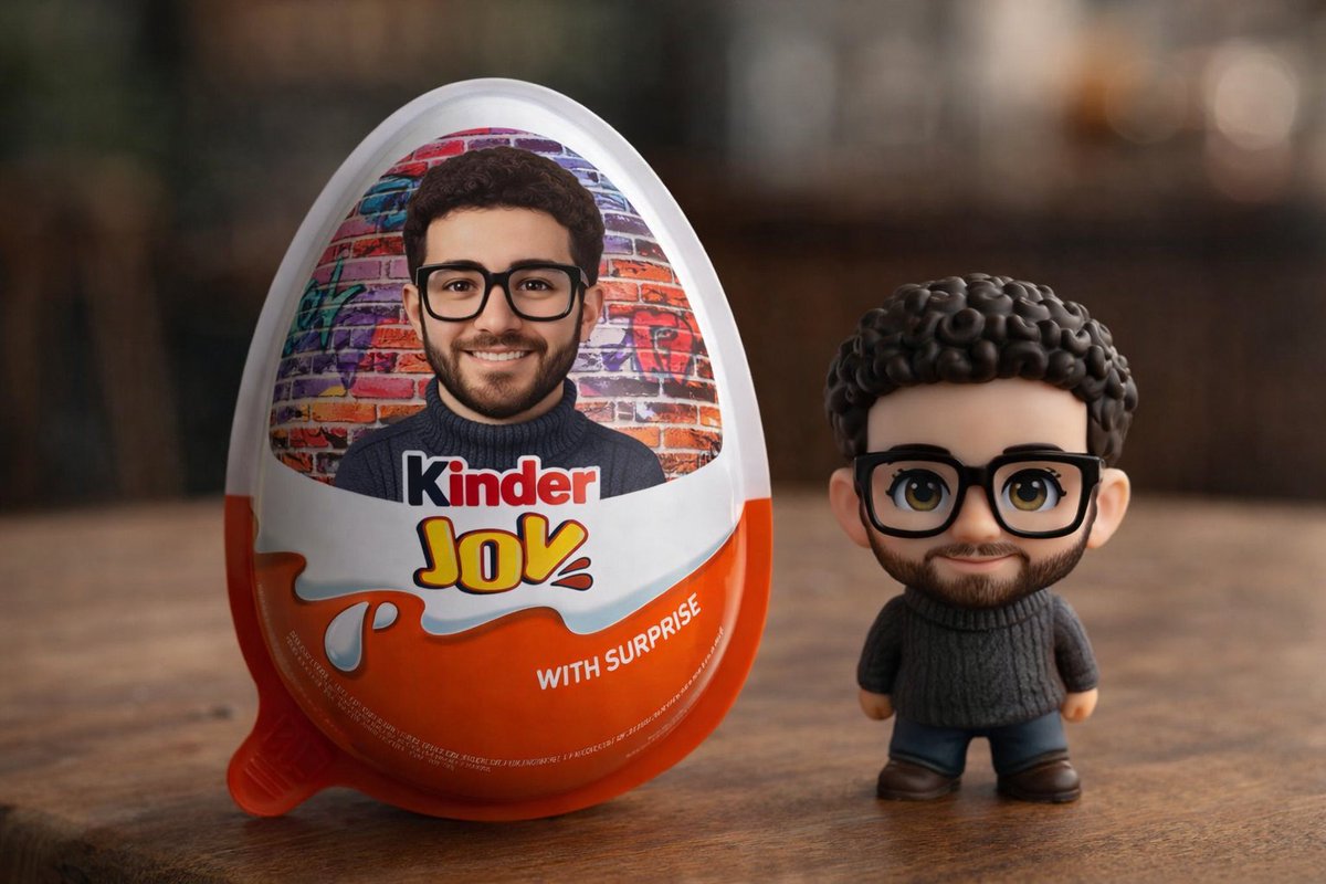 E-commerce Main Image - Hyper-realistic Product Photography of Kinder Joy — output 1