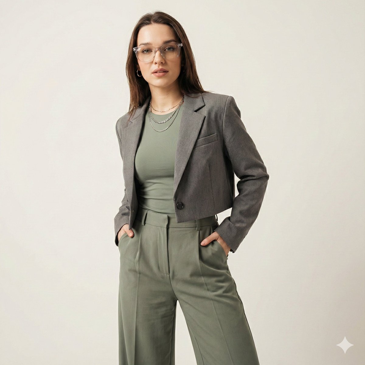 Product Marketing - Gen-Z Fashion Editorial Studio Portrait — output 1