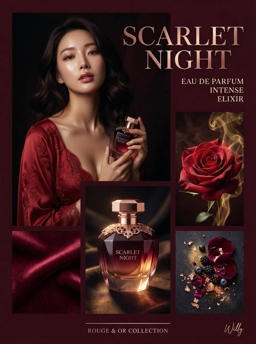 Luxurious Perfume Campaign Editorial Prompt — output 1