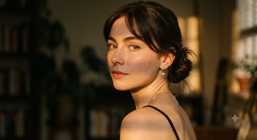 Profile / Avatar - Cinematic Golden Hour Close-up Portrait — output 1