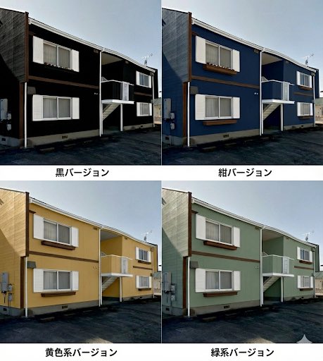 Paint scheme comparison image — output 1