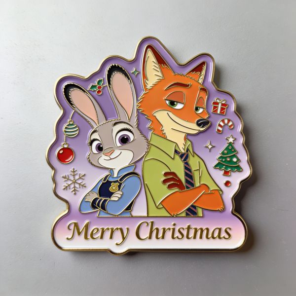 Judy and Nick Irregular Fridge Magnet Design — output 1