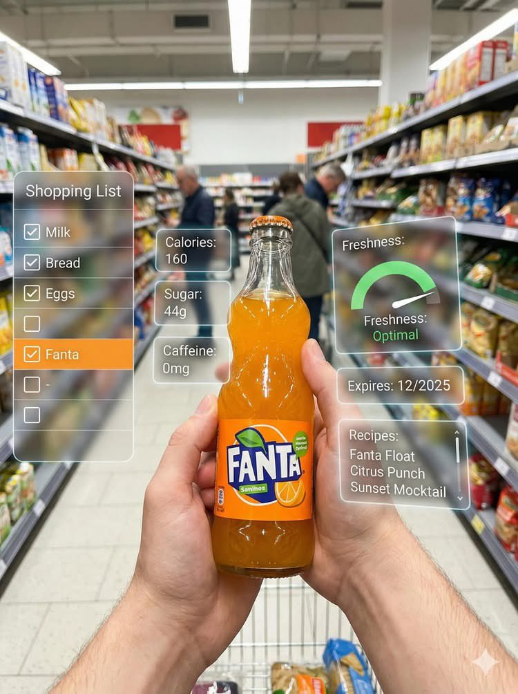 Infographic / Edu Visual - Mixed Reality Retail Experience Prompt — output 1