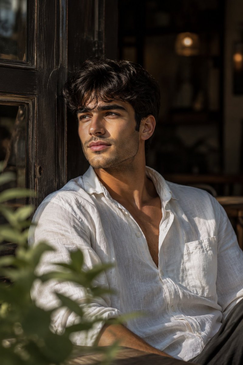 Profile / Avatar - Golden Hour Luxury Male Portrait — output 1