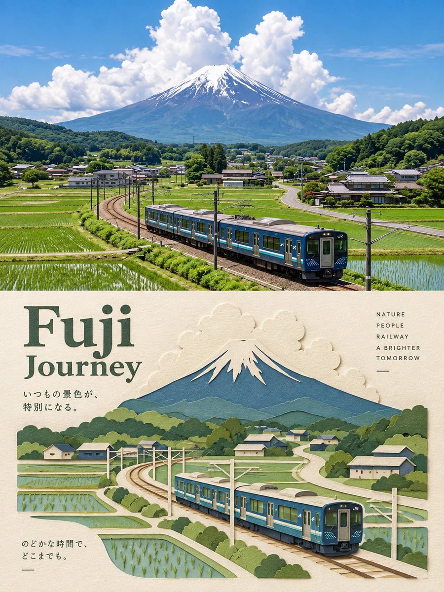 Social Media Post - Split-Panel Travel Poster Prompt for GPT Image 2 — output 1
