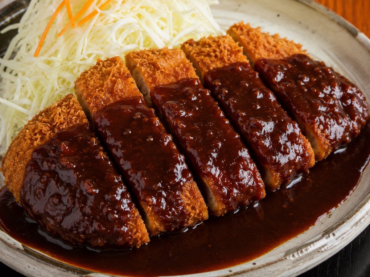 E-commerce Main Image - Glossy Tonkatsu Food Photo — output 1