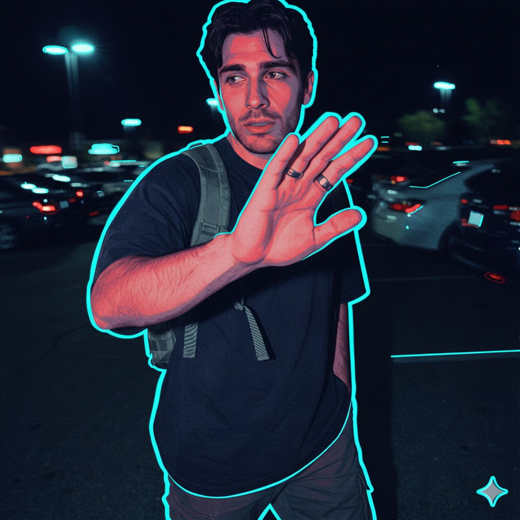 Profile / Avatar - Synthwave Noir Vector Style Transfer Prompt — output 1