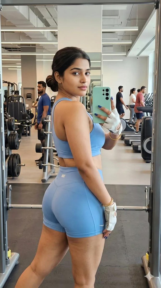 Profile / Avatar - Gym Mirror Selfie Portrait — output 1