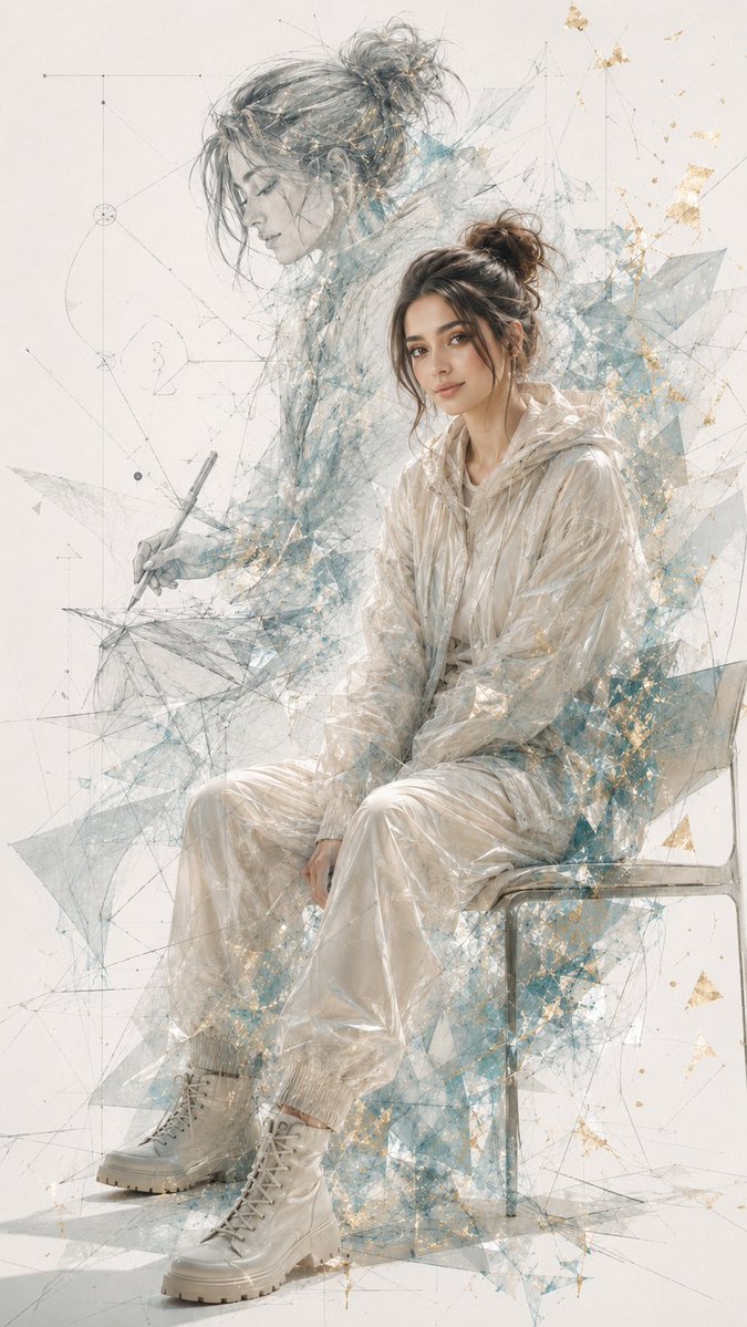 Product Marketing - Fine Art Editorial Portrait Illustration — output 1