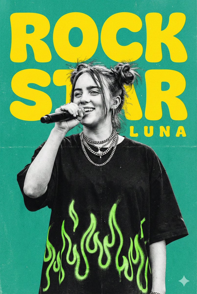 Poster / Flyer - Gritty Monochrome Music Poster Prompt with Neon Accents — output 1